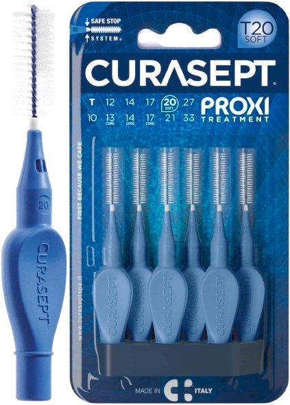 CURASEPT PROXI T20 SOFT BLUE 6 PEZZI - Farmapre