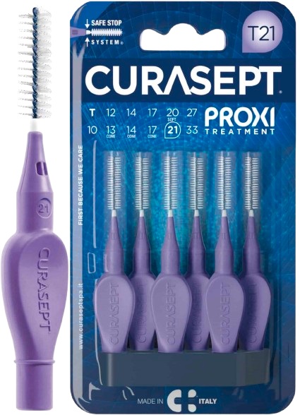 CURASEPT PROXI T21 VIOLA/PURPLE 6 PEZZI - Farmapre