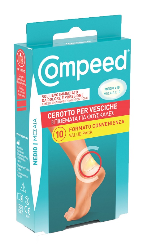 CEROTTI COMPEED PER VESCICHE MEDIO 10 PEZZI CARTON - Farmapre