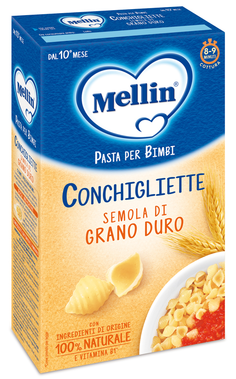 MELLIN CONCHIGLIETTE 100% GRANO DURO 280 G - Farmapre