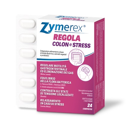 ZYMEREX REGOLA COLON E STRESS 24 COMPRESSE - Farmapre