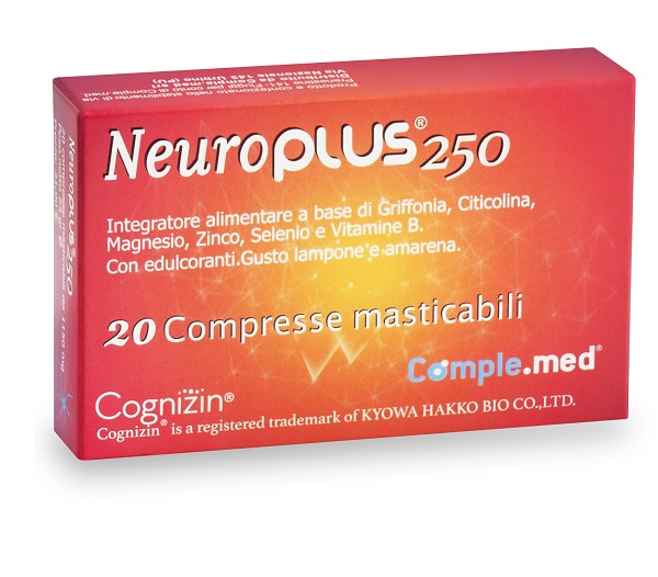 NEUROPLUS 250 20 COMPRESSE MASTICABILI - Farmapre