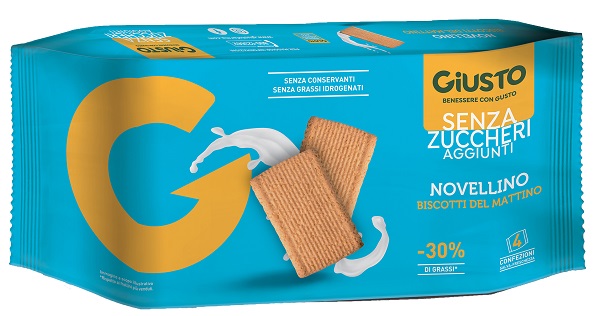 GIUSTO SENZA ZUCCHERO BISCOTTI MATTINO 350 G - Farmapre