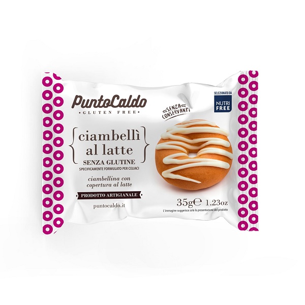 CIAMBELLI' LATTE CIAMBELLINA CON COPERTURA DI CIOCCOLATO AL LATTE 35 G - Farmapre