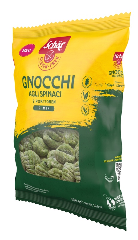 SCHAR GNOCCHI DI PATATE AGLI SPINACI 300 G - Farmapre