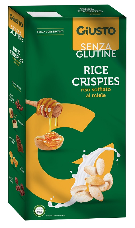 GIUSTO SENZA GLUTINE RICE CRISPIES 250 G - Farmapre
