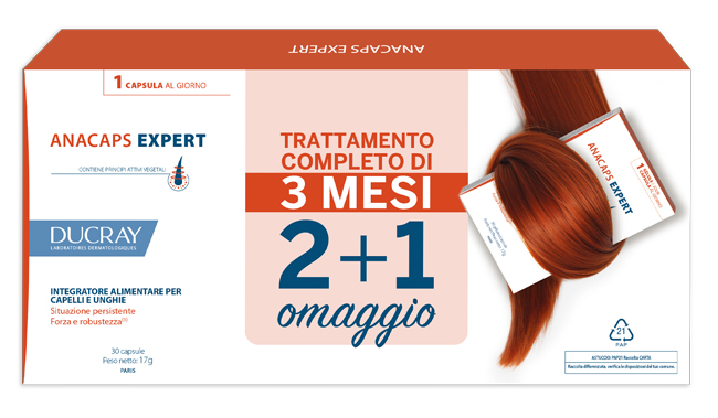 DUCRAY ANACAPS EXPERT CAPELLI E UNGHIE 3 X 30 CAPSULE - Farmapre