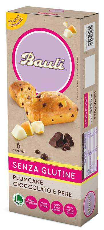 DORIA PLUMCAKE CIOCCOLATO-PERE 6 PEZZI DA 35 G - Farmapre