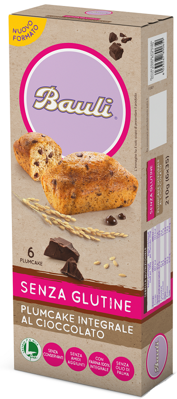 DORIA PLUMCAKE INTEGRALE CIOCCOLATO 6 PEZZI DA 35 G - Farmapre