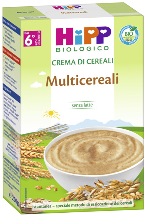 HIPP BIO CREMA CEREALI MULTICEREALI 200 G - Farmapre