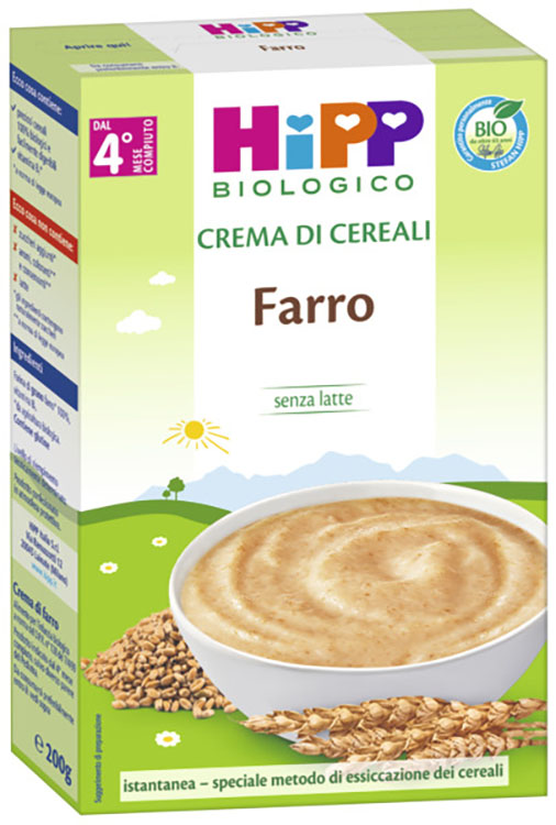 HIPP BIO CREMA CEREALI FARRO 200 G - Farmapre