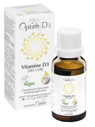 OPTIM D3 VITAMINA VEGETALE 500UI GOCCE 20 ML - Farmapre