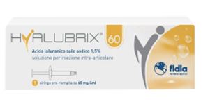 SIRINGA INTRA-ARTICOLARE HYALUBRIX 60 ACIDO IALURONICO 1,5% 60 MG 4 ML - Farmapre