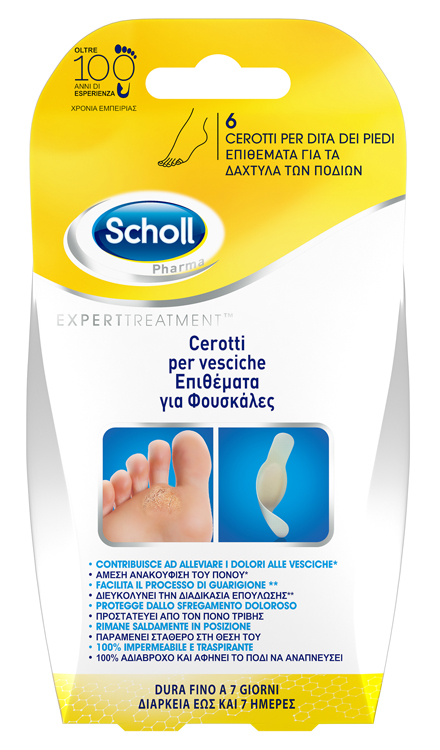 CEROTTO SCHOLL VESCICA DITA PIEDE 6 PEZZI - Farmapre