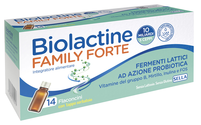 BIOLACTINE FAMILY FORTE 10 MILIARDI 14 FLACONCINI DA 9 ML - Farmapre