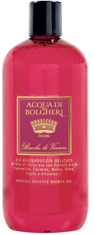 ACQUA DI BOLGHERI BIO BAGNODOCCIA BACCHE DI VINUM 500 ML - Farmapre