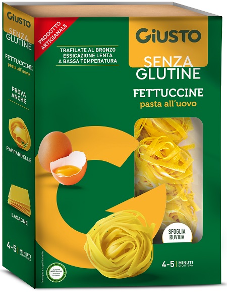 GIUSTO SENZA GLUTINE FETTUCCINE ALL'UOVO 250 G - Farmapre