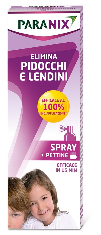 TRATTAMENTO PIDOCCHI E LENDINI PARANIX SPRAY 100 ML + PETTINE - Farmapre