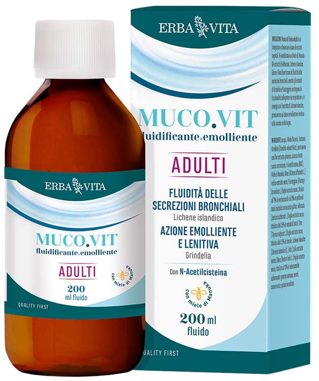 MUCOVIT FLUIDO ADULTI 200 ML - Farmapre