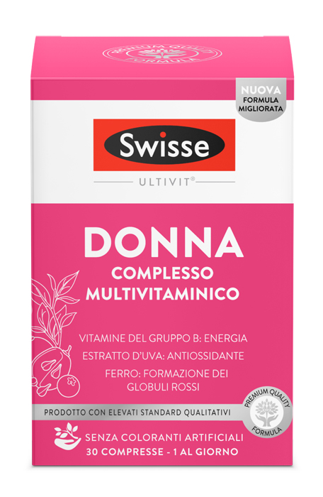 SWISSE MULTIVITAMINICO DONNA 30 COMPRESSE - Farmapre