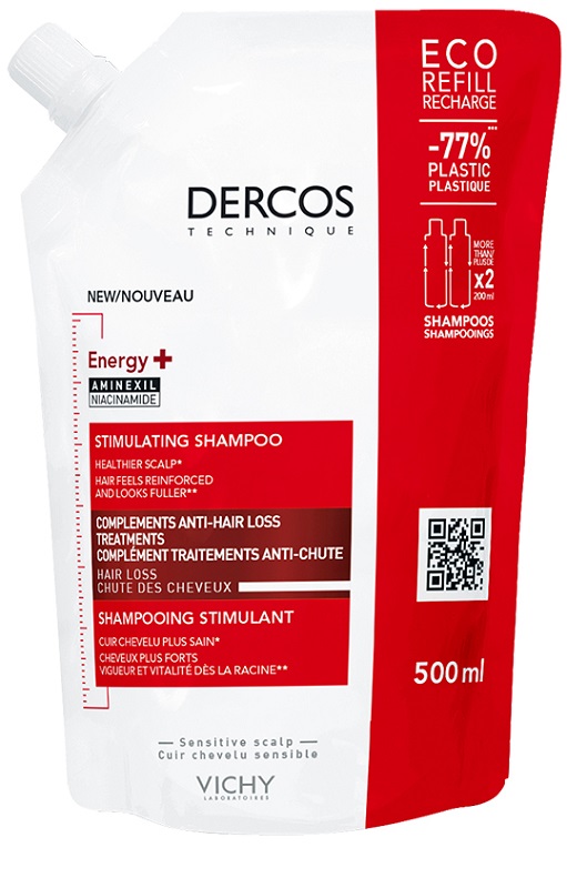 DERCOS ECO RICARICA ENERGIZZANTE 500 ML - Farmapre