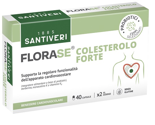 FLORASE COLESTEROLO FORTE 40 CAPSULE - Farmapre