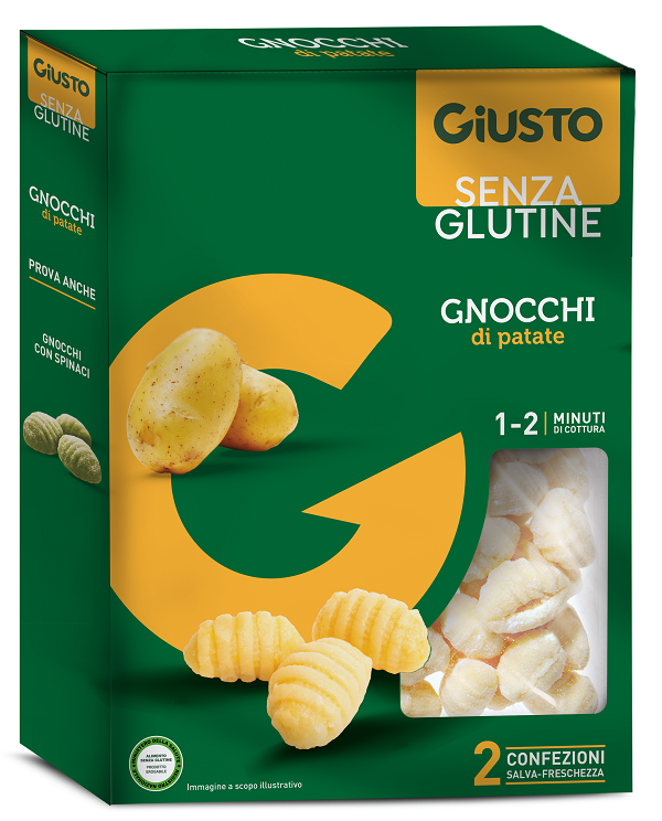 GIUSTO SENZA GLUTINE GNOCCHI 2X250 G - Farmapre