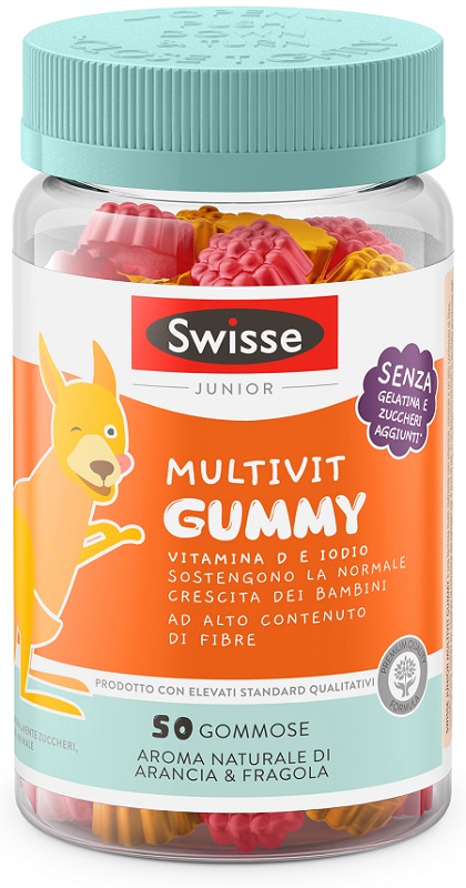 SWISSE JUNIOR MULTIVIT GUMMY 50 PASTIGLIE GOMMOSE - Farmapre