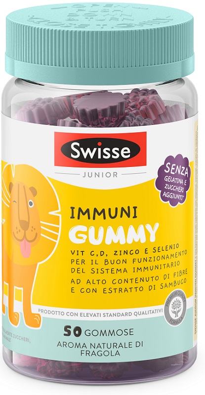 SWISSE JUNIOR IMMUNI GUMMY 50 PASTIGLIE GOMMOSE - Farmapre