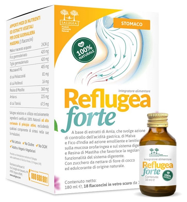 SALUGEA REFLUGEA FORTE 18 FLACONCINI DA 10 ML - Farmapre