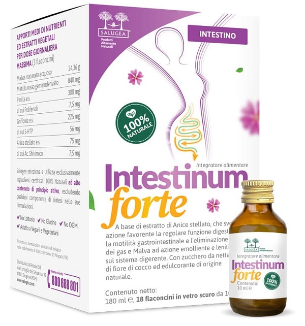 SALUGEA INTESTINUM FORTE 18 FLACONCINI DA 10 ML - Farmapre