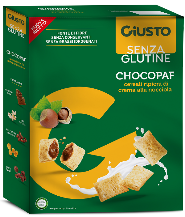 GIUSTO SENZA GLUTINE CHOCOPAF 300 G - Farmapre