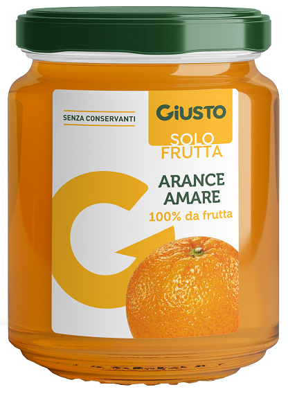 GIUSTO SOLO FRUTTA MARMELL ARANCE AMARE 284 G - Farmapre
