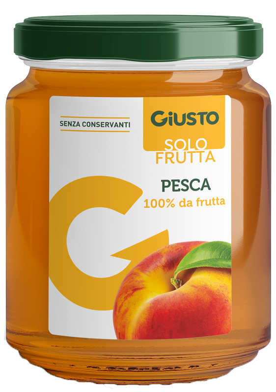 GIUSTO SOLO FRUTTA MARMELLATA PESCA 284 G - Farmapre