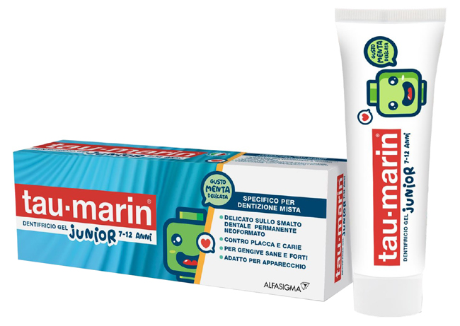 TAU MARIN DENTIFRICIO JUNIOR 7-12 ANNI 50 ML - Farmapre