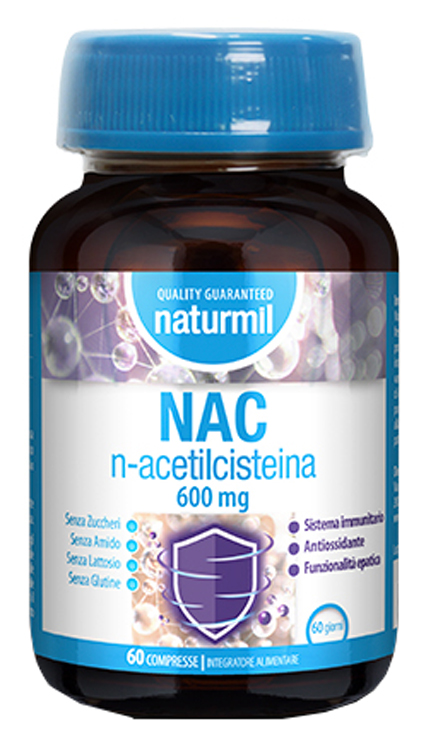 NATURMIL NAC N-ACETILCISTEINA 600 MG 60 COMPRESSE - Farmapre