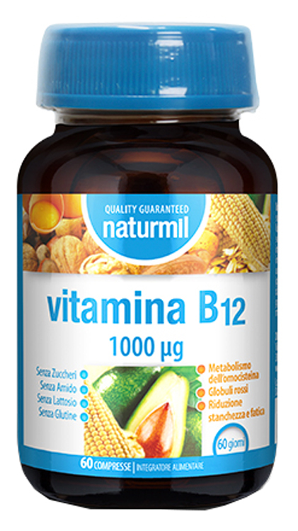 NATURMIL VITAMINA B12 1000 MCG 60 COMPRESSE - Farmapre