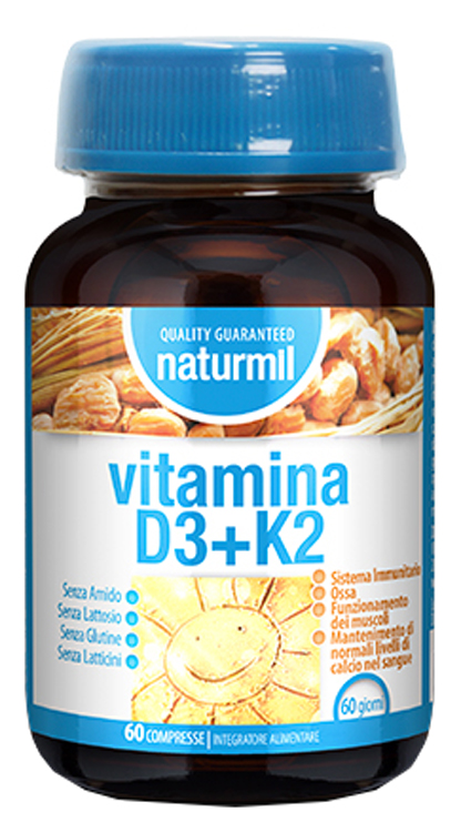 NATURMIL VITAMINA D3+K2 60 COMPRESSE - Farmapre