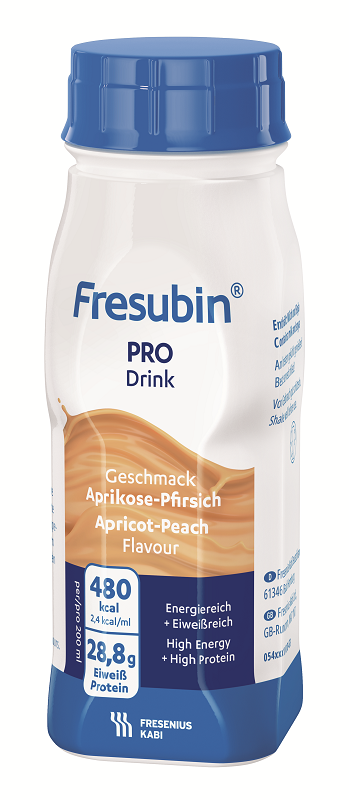 FRESUBIN PRO DRINK ALBICOCCA-PESCA 4 FLACONI X 200 ML - Farmapre