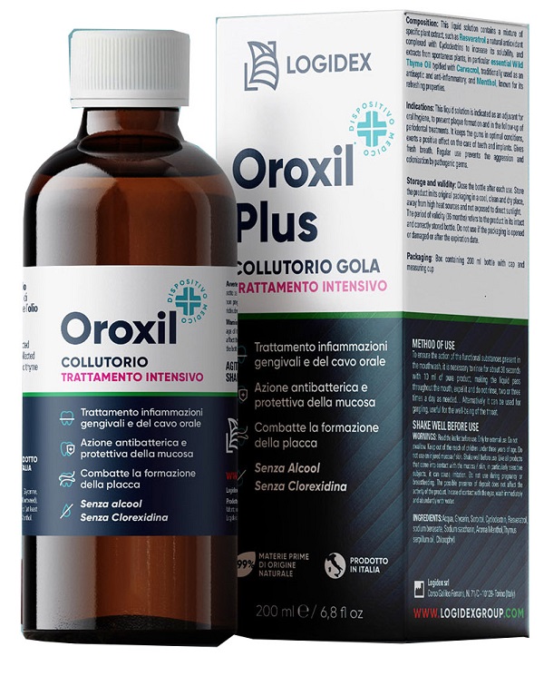 OROXIL PLUS COLLUTORIO GOLA 200 ML - Farmapre
