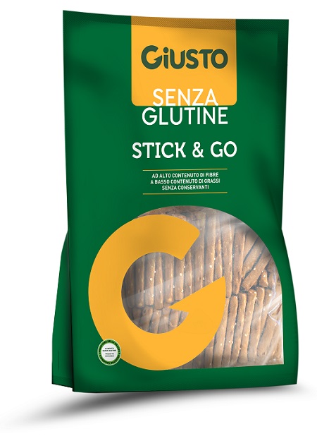 GIUSTO SENZA GLUTINE STICK AND GO 100 G - Farmapre