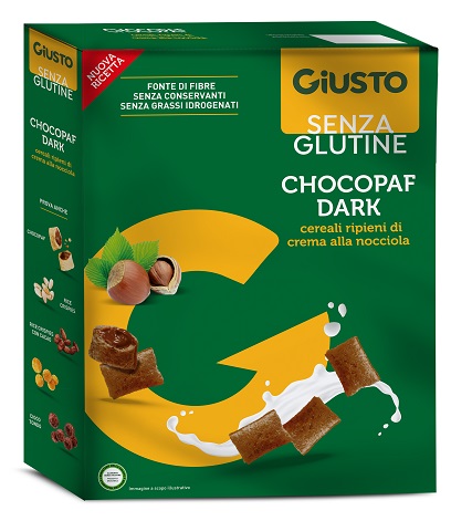 GIUSTO SENZA GLUTINE CHOCOPAFF DARK 300 G - Farmapre