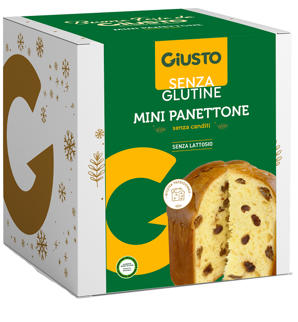 GIUSTO SENZA GLUTINE MINI PANETTONE CLASSICO 100 G - Farmapre