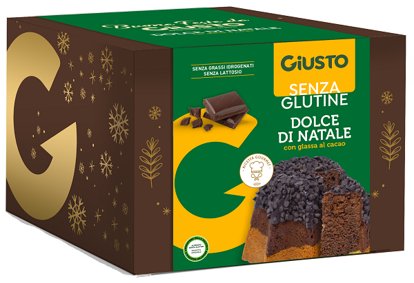 GIUSTO SENZA GLUTINE DOLCE DI NATALE PANDORO CIOCCOLATO 500 G - Farmapre