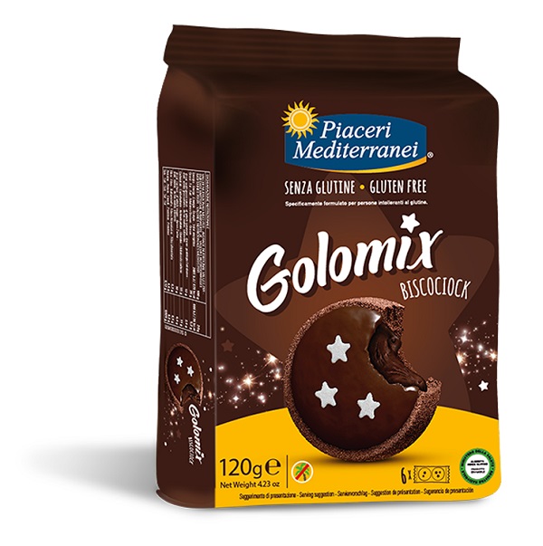 PIACERI MEDITERRANEI GOLOMIX BISCOCIOCK 6 PEZZI DA 20 G - Farmapre