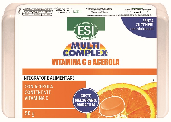 ESI MULTICOMPLEX VITAMINA C E ACEROLA CARAMELLE 50 G - Farmapre