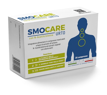 SMOCARE FUMATORI URTO 20 COMPRESSE CON N-ACETILCISTEINA - Farmapre