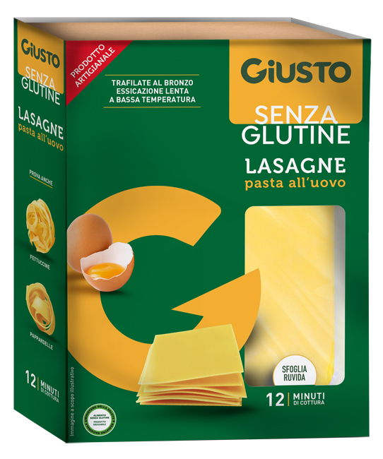 GIUSTO SENZA GLUTINE SFOGLIE LASAGNE 200 G - Farmapre