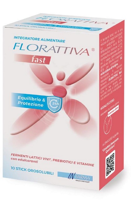 FLORATTIVA FAST 10 STICK OROSOLUBILI - Farmapre