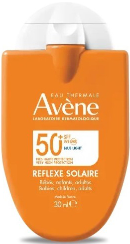 EAU THERMALE AVENE REFLEXE SOLAIRE SPF50+ BEBE BAMBINI ADULTO 30 ML - Farmapre